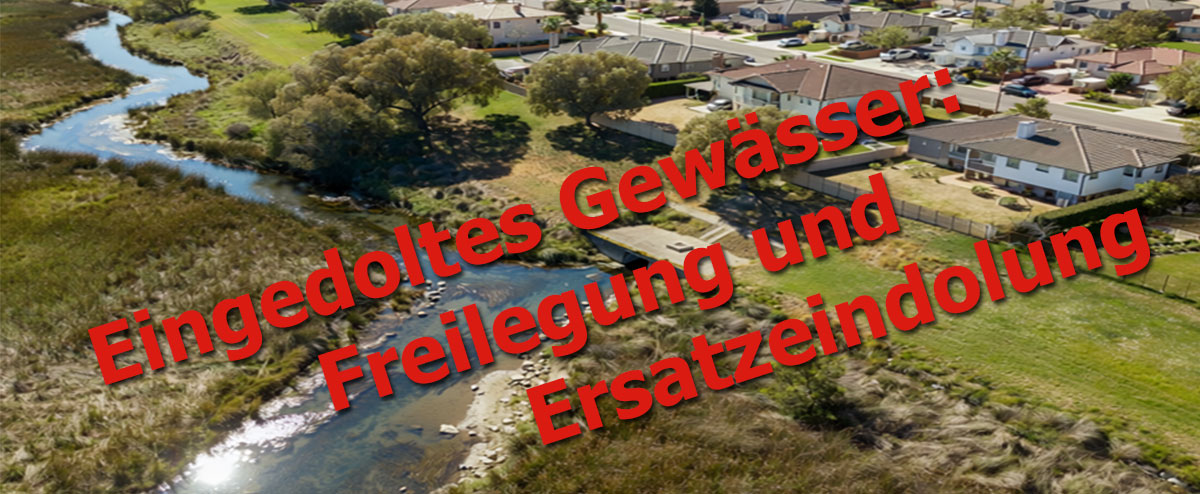 Eingedoltes Gewässer: Freilegung und Ersatzeindolung